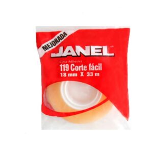 Cinta Adhesiva Janel 18 mm X 33 M