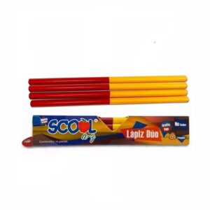 Lápiz Dúo Triangular Scool / Caja 10