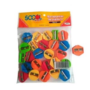 Sacapuntas Scool Surtido Con 25 Piezas