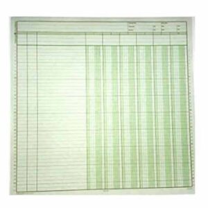 Hoja tabular 6 columnas / Block con 50