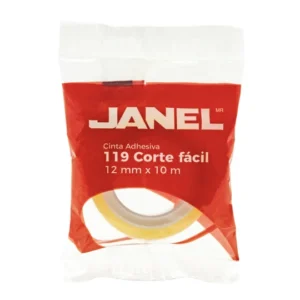 12x10mm Cinta Adhesiva Janel 12mm x 10m / Pieza