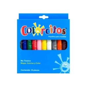Caja Plastilina Colorcitos / Caja 10 barritas