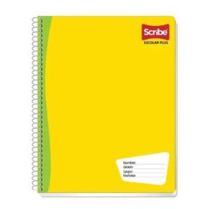 Escribe Libreta Profesional Espiral Scribe 100h /Pieza