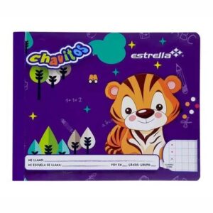 Cuaderno Italiano Preescolar Cuadro Alemán Estrella Chavitos / 72 hojas