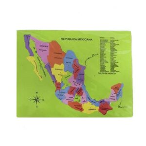 Verde Rompecabezas República Mexicana de fomi