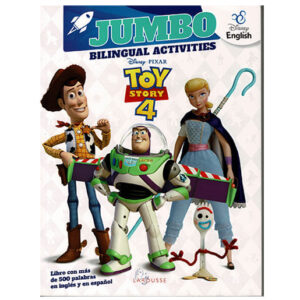 Toys2 Libro Para Colorear bilingüe Jumbo Toy Story 4