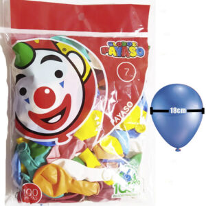 Portada 7 Globo Payaso No. 7 / Bolsa con 100