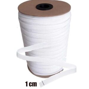 1cm bco Elástico 1cm Blanco / metro