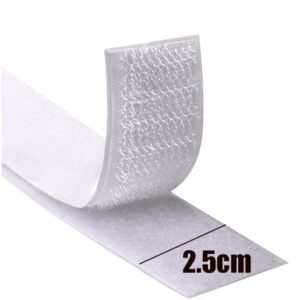 Blanco 2.5 Cinta Velcro (contactel) 2.5cm Blanco / metro