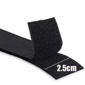Nengro 2.5 Cinta Velcro (contactel) 2.5cm Negro / metro