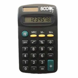 Basica Scool Calculadora Básica Escolar Scool 8 dígitos
