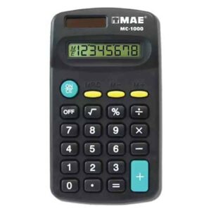 BasicaMae Calculadora Básica Escolar MAE 8 dígitos