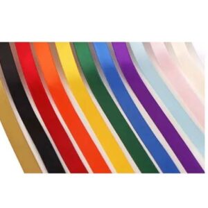 delgado Listón Satinado Liso 1cm / metro