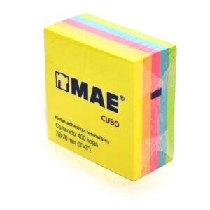 Notas5x5 Notas Adhesivas MAE 5.1 x 5.1cm / Block Con 250 Hojas