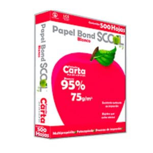 Carta Hoja bond Carta / Paquete de 500