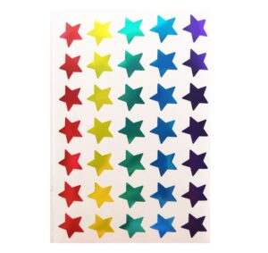 Estrella Colores Grande Sticker estrella grande de colores / Paquete con 105