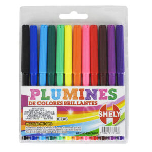 Plumines Shely / Paquete con 12